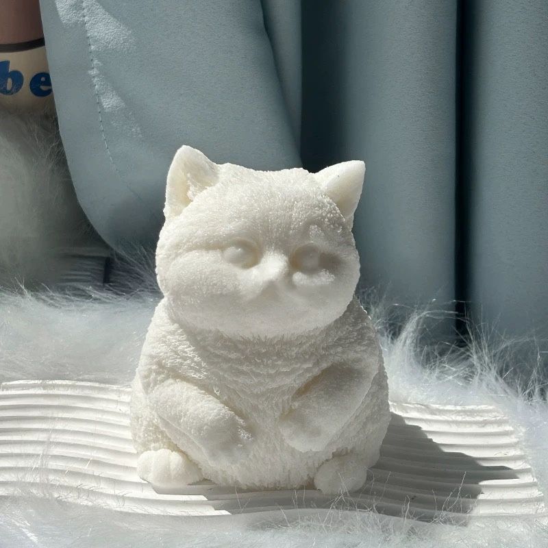 DIY Paint-Your-Own Cat Squishy – Comes with Paint & Brushes!