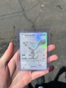 Reshiram EX BWR White Flare Raw ( Ungraded )