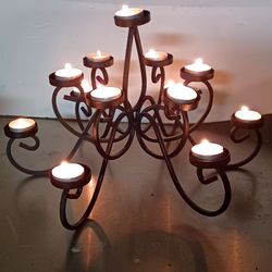 Metal Candle Holder Perfect For Halloween