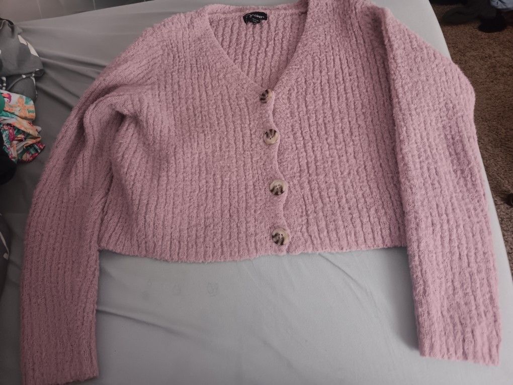 Girls Size 10/12, Art Class Cardigan Sweater