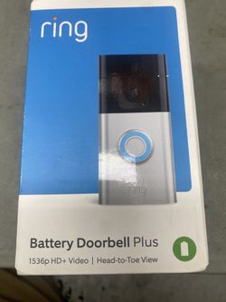 Ring Battery Doorbell Plus Always $90