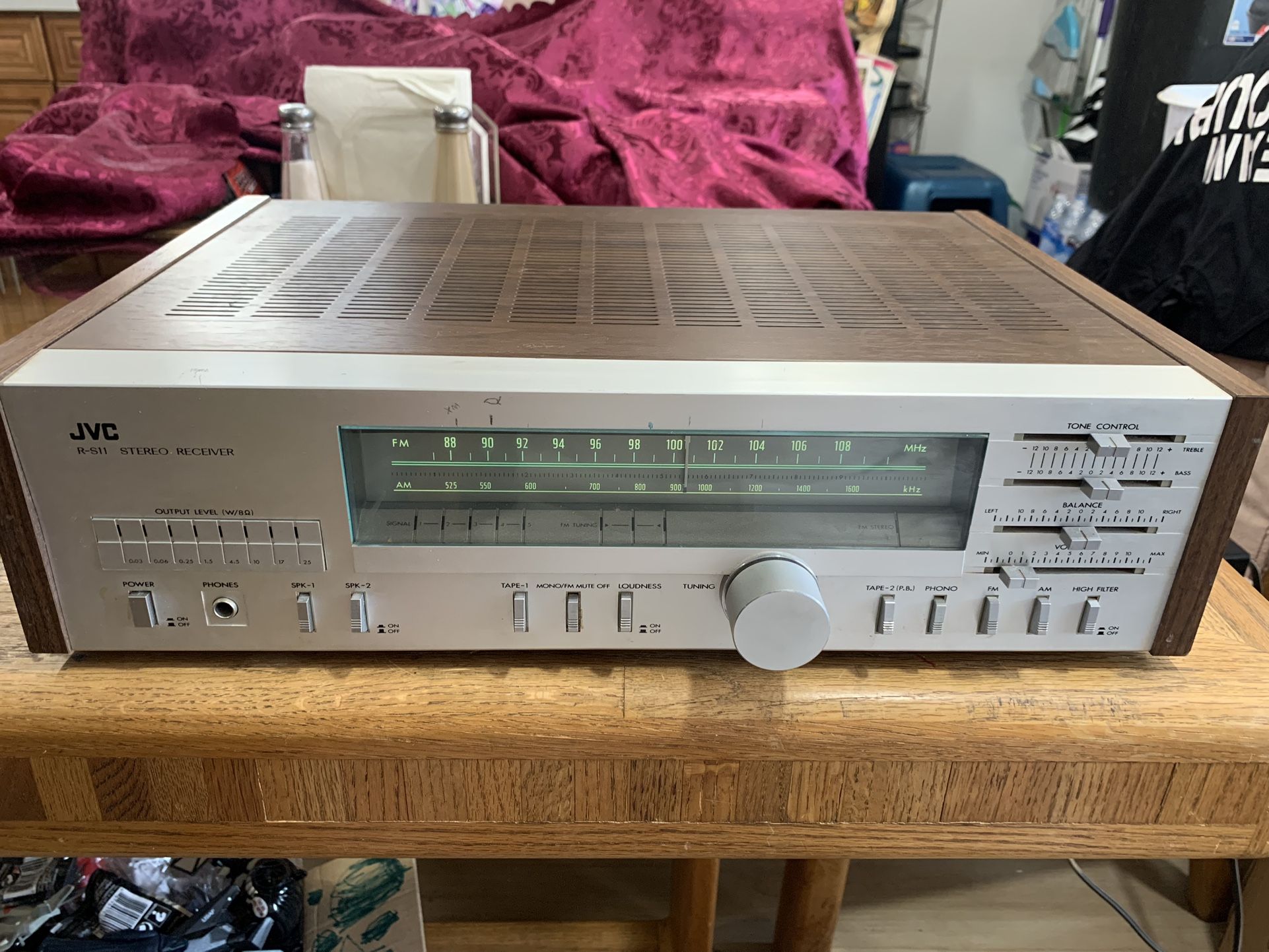 JVC Vintage Stereo Receiver R-S11
