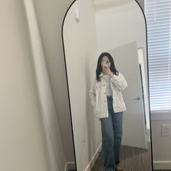 White Trucker Jacket 
