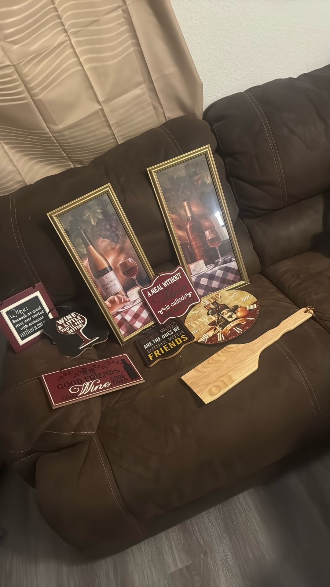 Wine Decor Wall Decorations Kitchen Vintage