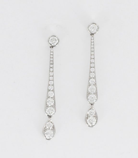 Las Tiffany Co Platinum Diamond Jazz Drop Earring Set For Open In The Continue To Mobile Website