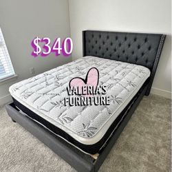 New Queen Bed Frames With Mattress 