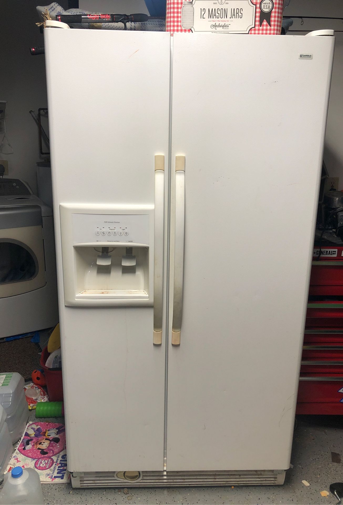 Kenmore side by side refrigerator