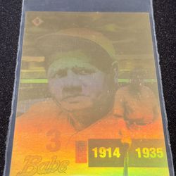 Gold Entertainment Babe Ruth Series Special Limited Edition #5 Holographic