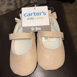 Baby Girl Mary Jane Shoes, Sizes 0-3 Months