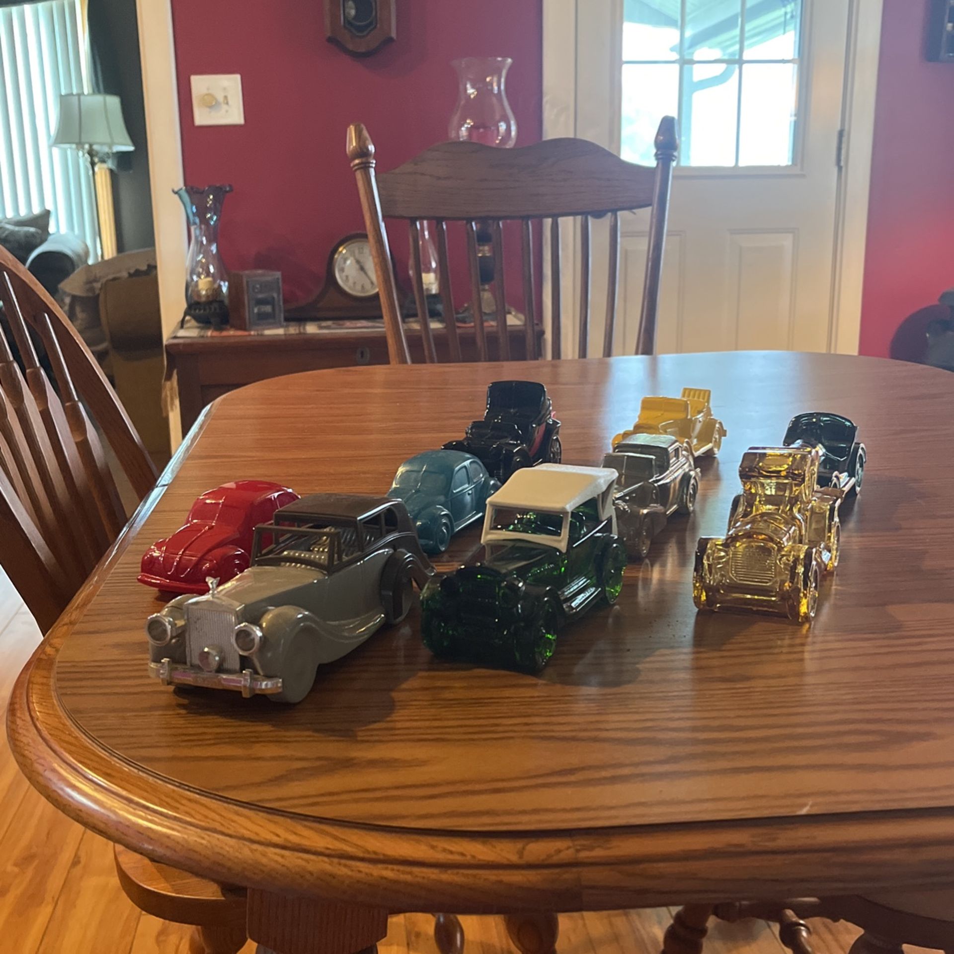 Avon Glass Car/ Aftershave & Cologne Bottle Collection.