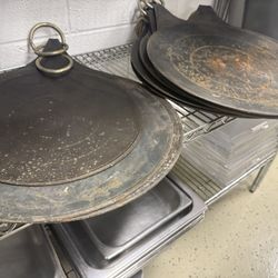 Steel Plate/Wok For Outdoor Grilling Or BBQ
