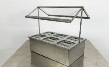 6 pan Compartment Bar Condiment Dispenser sauce station cc166