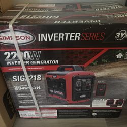Simpson Cleaning SIG2218 1,800 Watt Portable Inverter Generator with LED Display