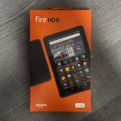 Amazon Fire HD 8 Tablet 8" - 32GB - Black (2022 Release)