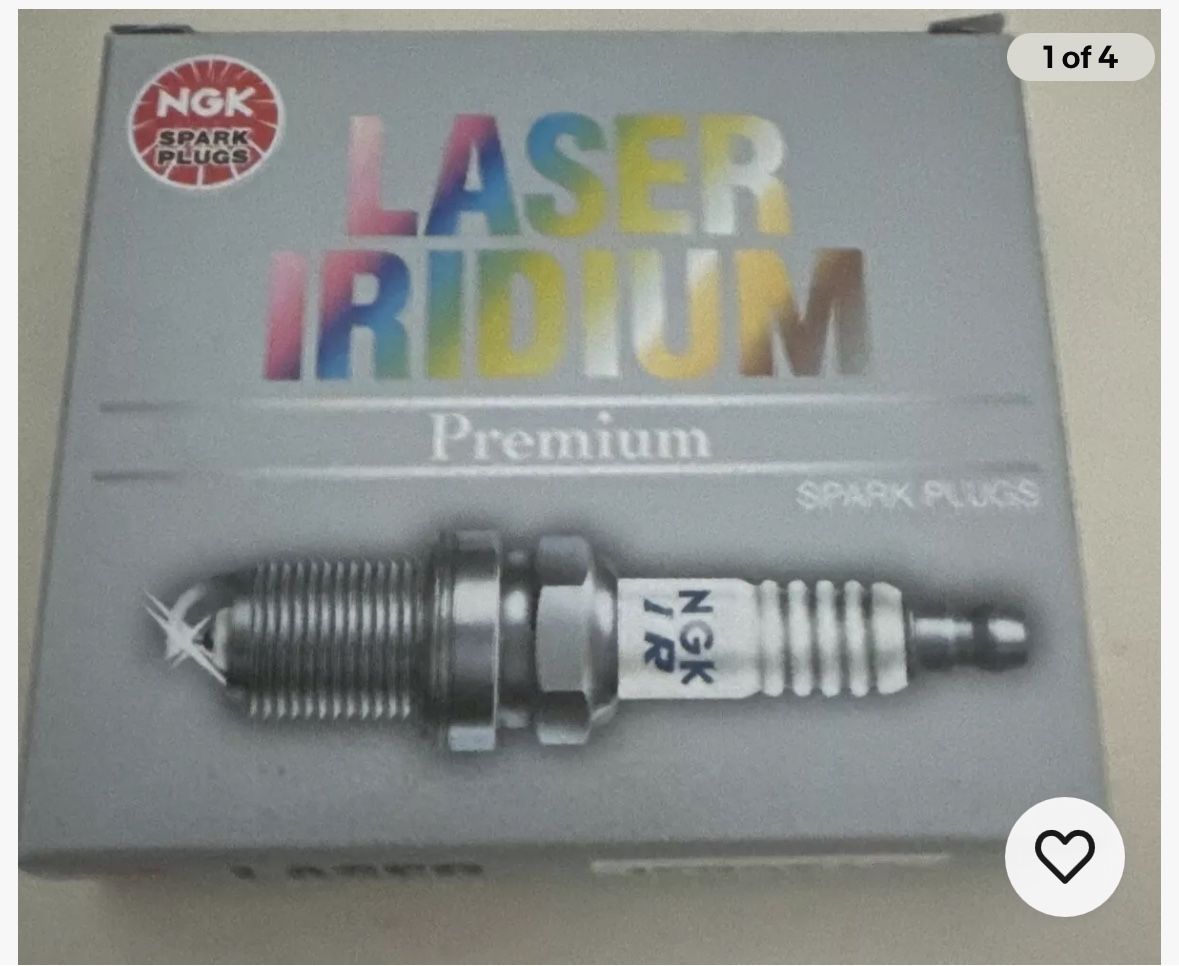 NGK (4589) LASER IRIDIUM PREMIUM 4 PACK SPARK PLUGS