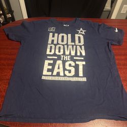 NFL Dallas Cowboys 2016 NFC East Champions Athletic Cut Navy Blue Shirt XL