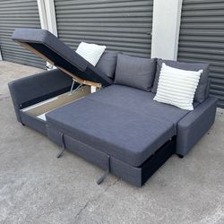 IKEA Friheten Sleeper Sofa Sectional w/Chaise + Storage