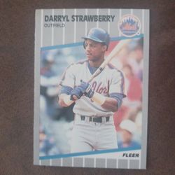 Darryl Strawberry Baseball Card 