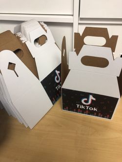 12Tik tok favor boxes party supplies