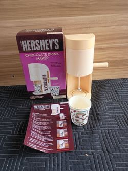 Hershey's Chocolate Drink Maker with Cups and Instructions