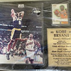 Kobe Bryant Signed Plaque With COA