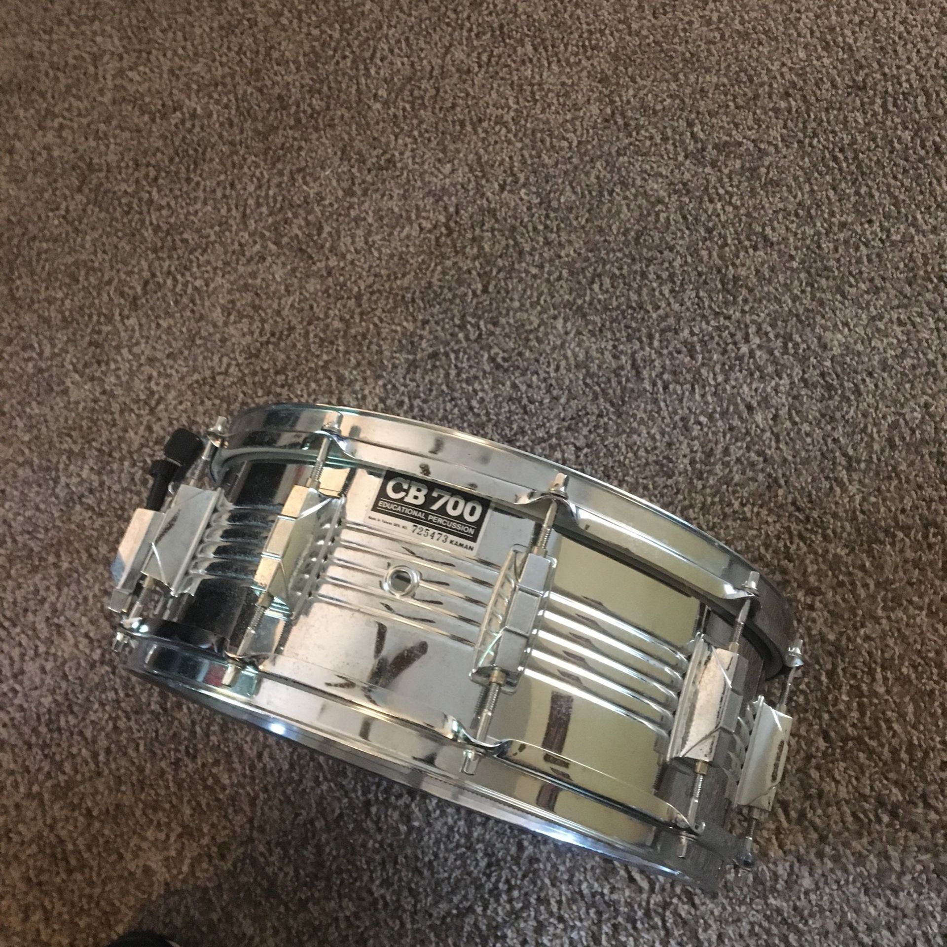 CB700 10 Lug Metal Snare Drum