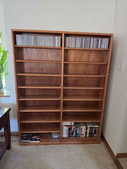 Oak Media Cabinet