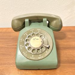 Vintage Blue Rotary Phone