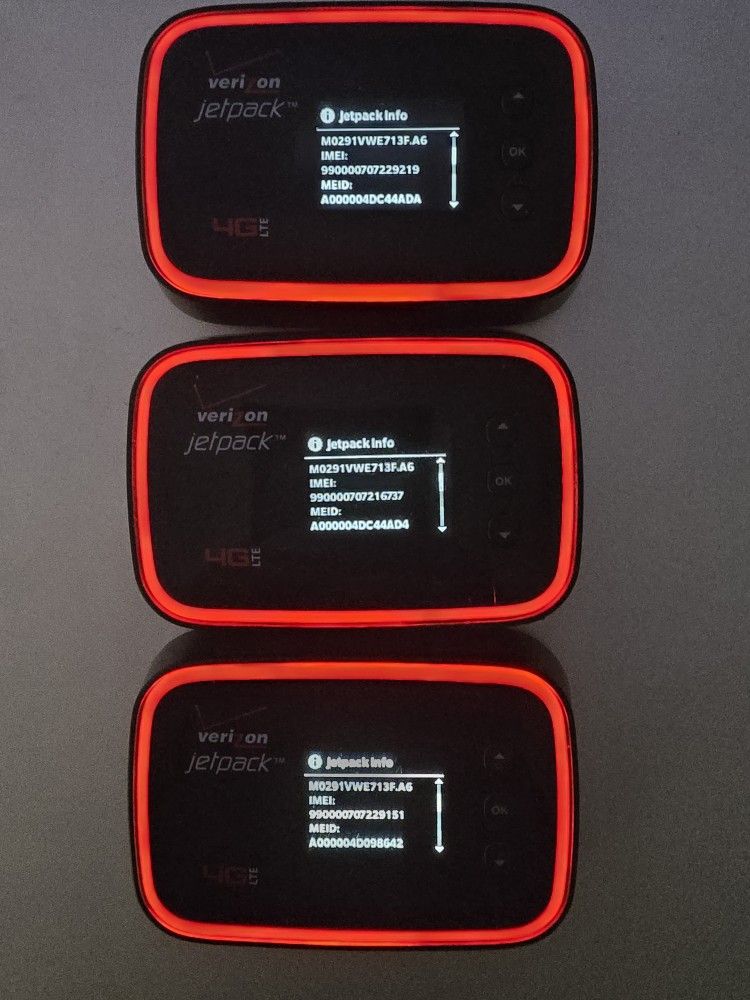 VERIZON 4G WiFi Internet HOSTPOT $30 Each. Connect Up To 10 Devices At The Same Time.