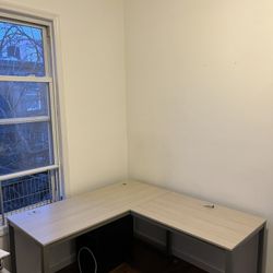 55"x60" Large L Shaped Corner Desk