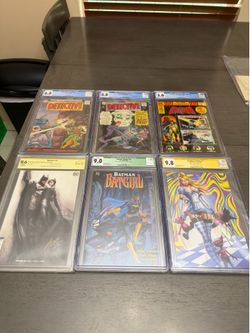 Various graded comic book slabs