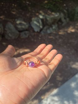 Copper toe ring