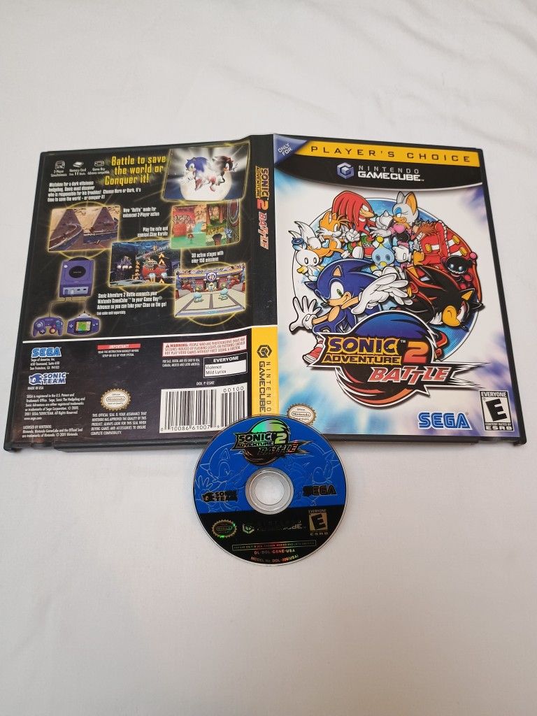 Sonic Adventure 2 Battle For Nintendo GameCube