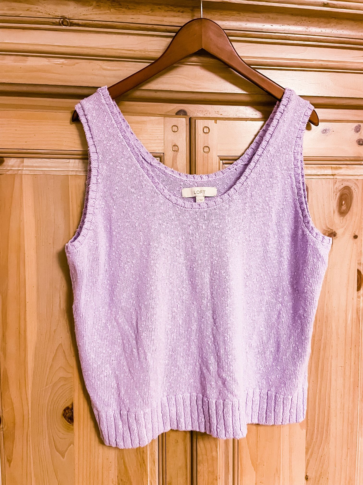 Lilac Sweater Vest
