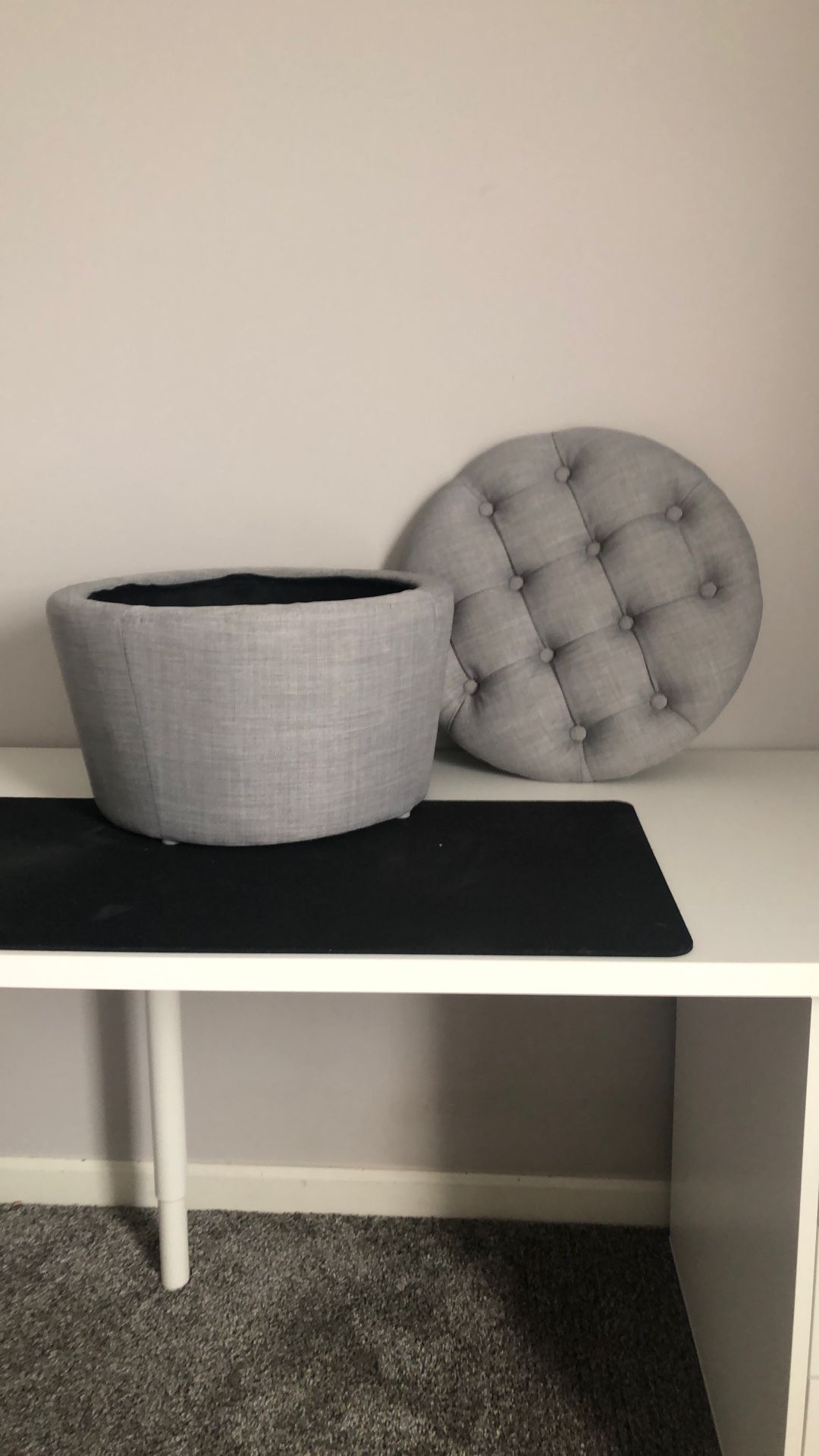 Ottoman W/lid - Small