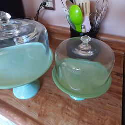 Mint Green Cake Stands