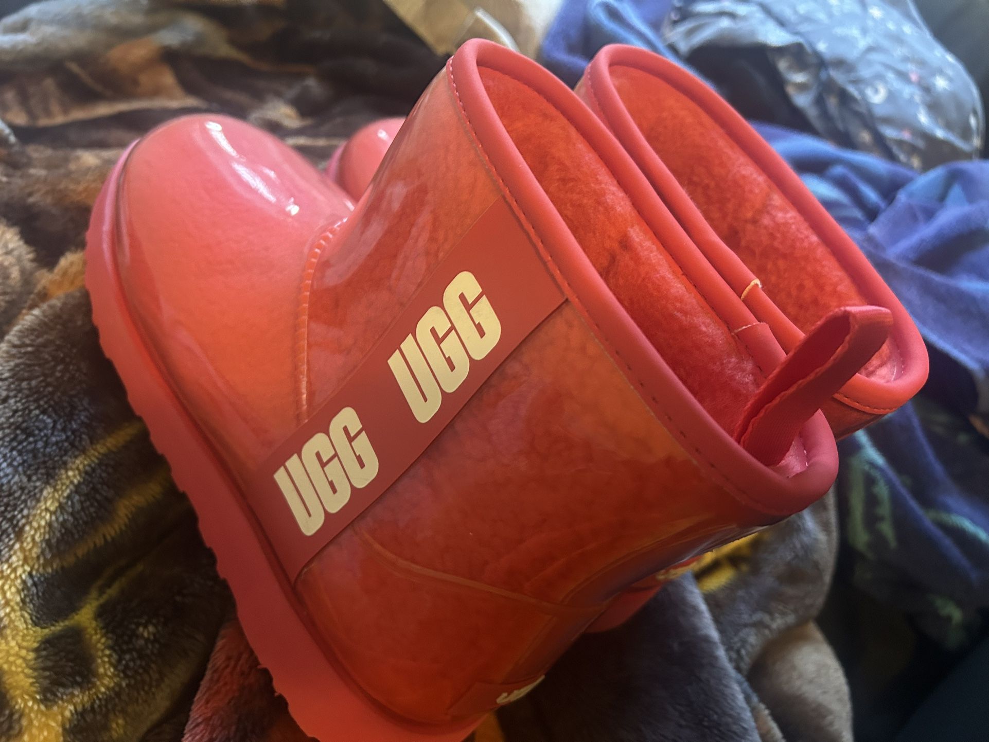 UGG Classic Clear Mini Boot Taffy Pink (Women's) Brand New Size 10