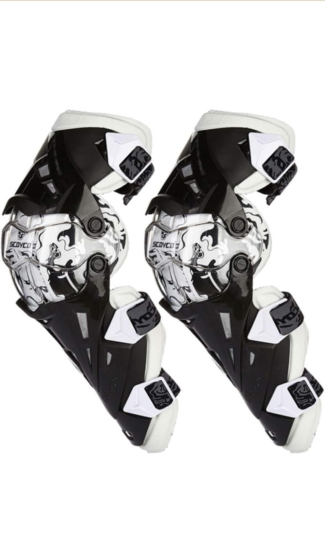 Scoyco Motorcycle Knee Protector Guard Hard Collision Avoidance Windproof for Outdoor Racing Cycling