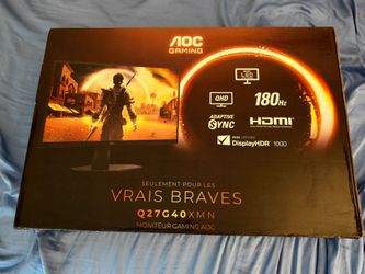 Aoc gaming monitor 27” 180 hz mini led