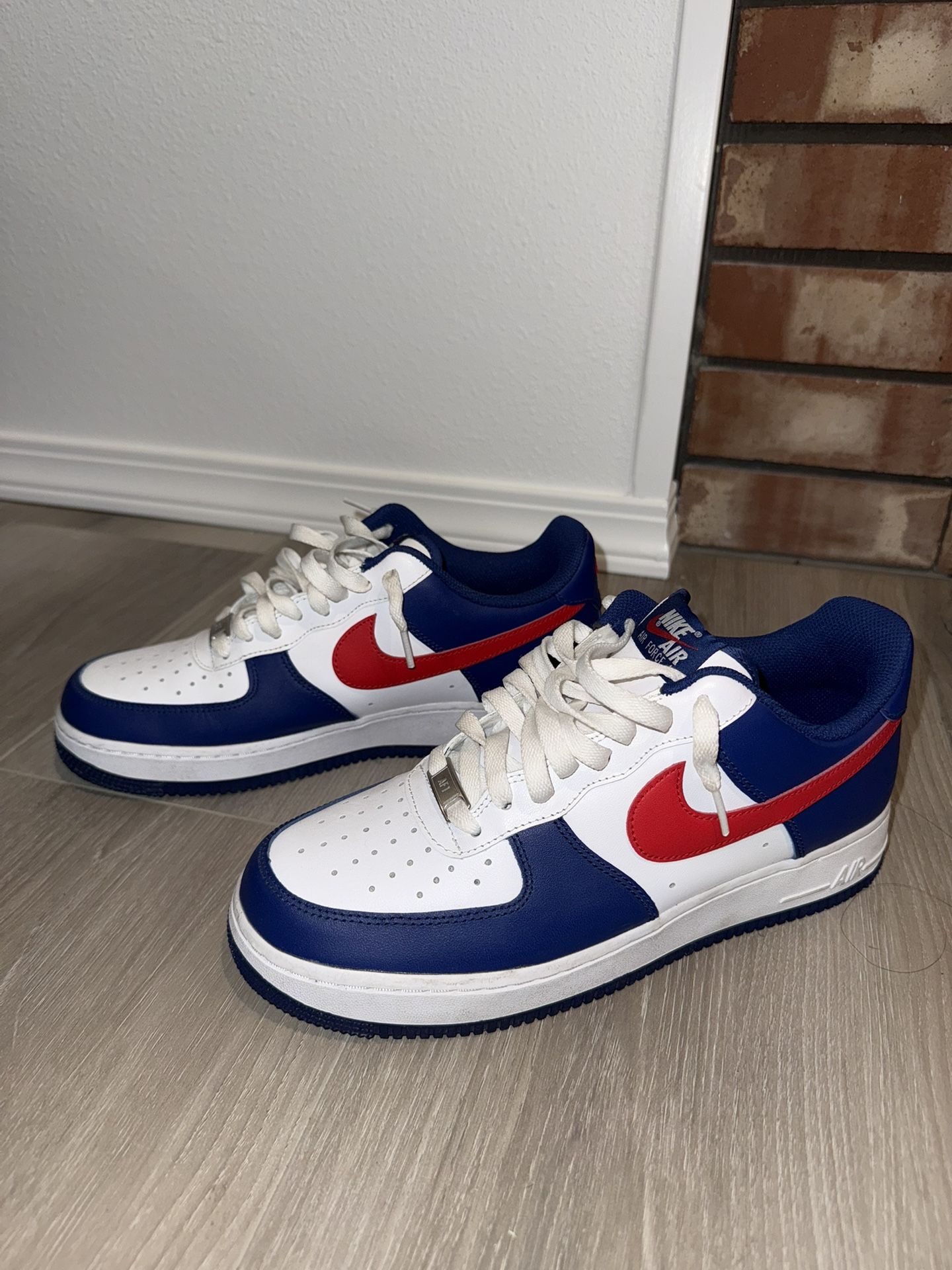 Blue/White/Red Nike Air Force 1