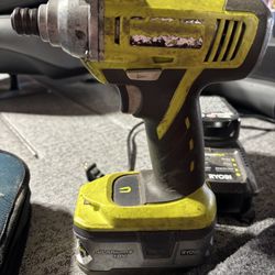Ryobi Impact Driver, 2 Batteries, Charger