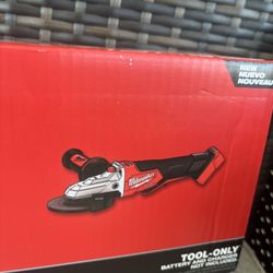Milwaukee M18 FUEL 18V Lithium-lon Brushless Cordless 5 in. Flathead Braking Grinder with Paddle Switch No-Lock (Tool-Only)