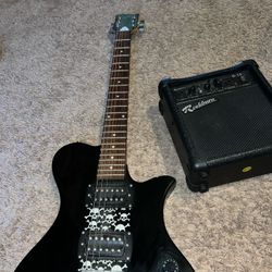 Electric Guitar With Amp 
