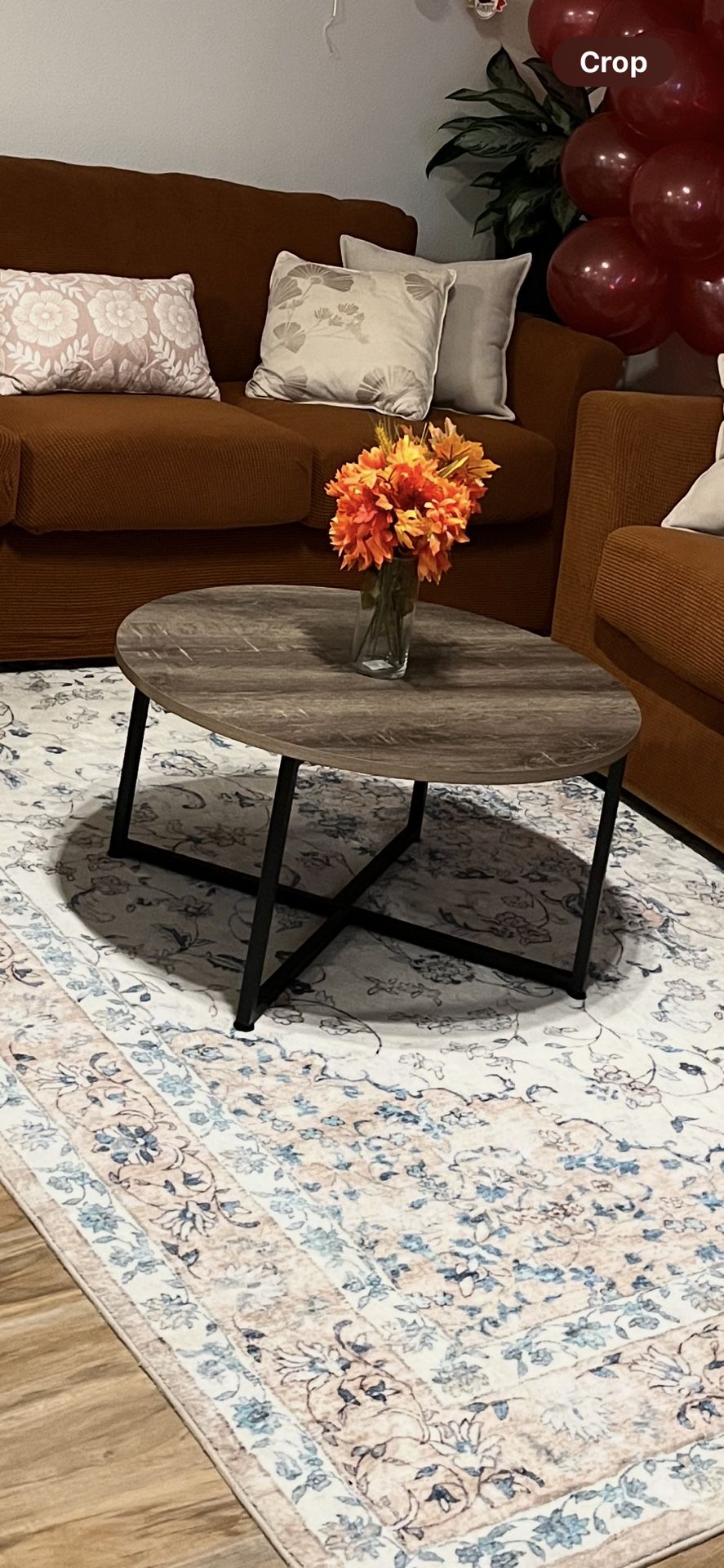 Moving Sale - Small Coffee Table - Black/brown