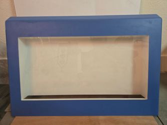 Blue Display Case Shadow Box Frame