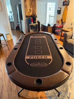 Barrington Billiards Poker Table for 10