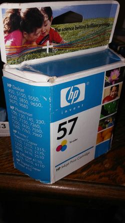 HP inkjet print cartridge #57 tri-color
