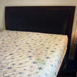 Cal king Bed Frame / Mattress 