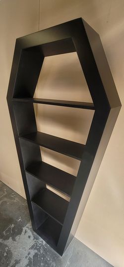 Wooden Coffin wall shelves