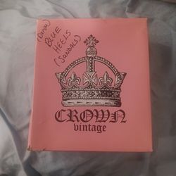 Crown Vintage Denim Blue Heels